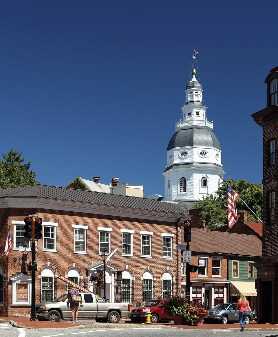The Maryland State House in Annapolis