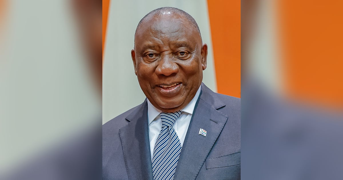 South African President Cyril Ramaphosa