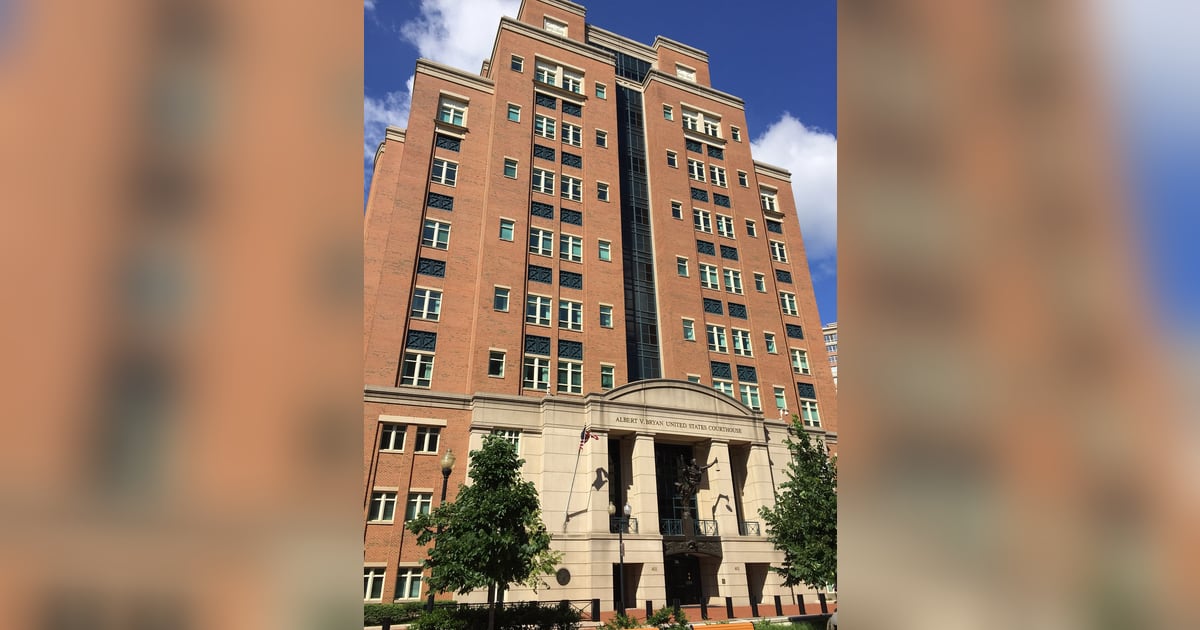 The Albert V. Bryan U.S. Courthouse in Alexandria, Virginia