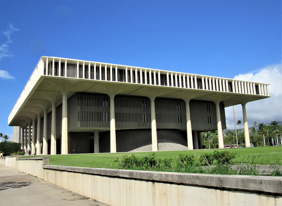 The Hawaii State Capitol in Honolulu