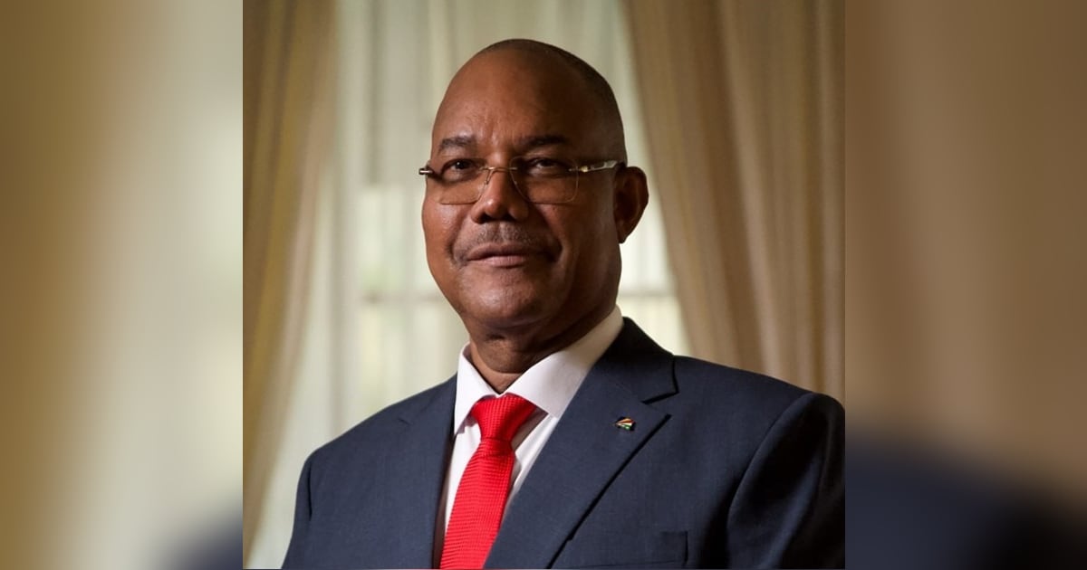 Seychelles President Patrick Herminie