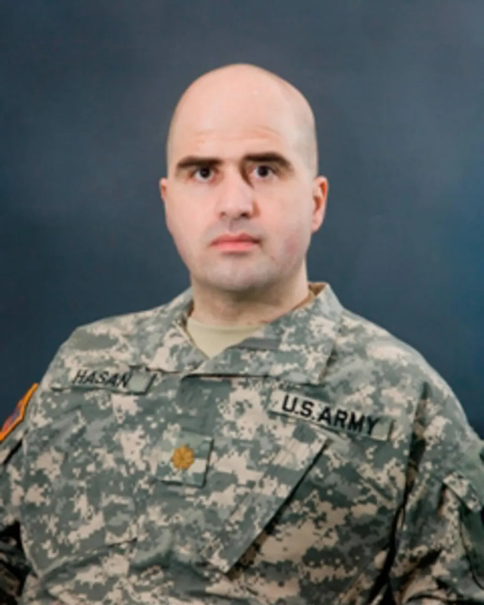 Nidal Hasan in U.S. Army uniform