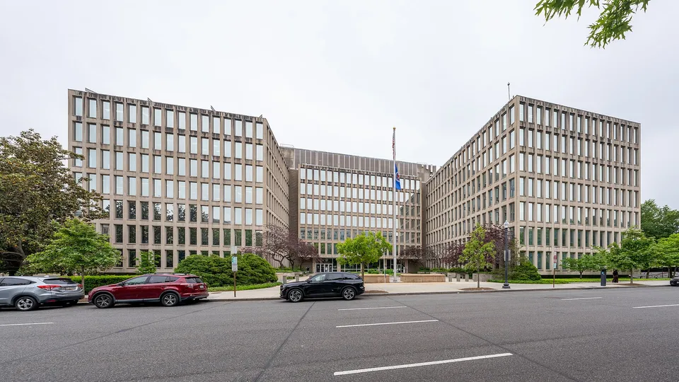 The Theodore Roosevelt Federal Building, headquarters of the Office of Personnel Management, in Washington