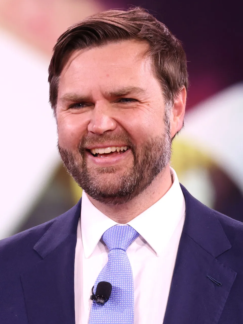 JD Vance speaking at a lectern
