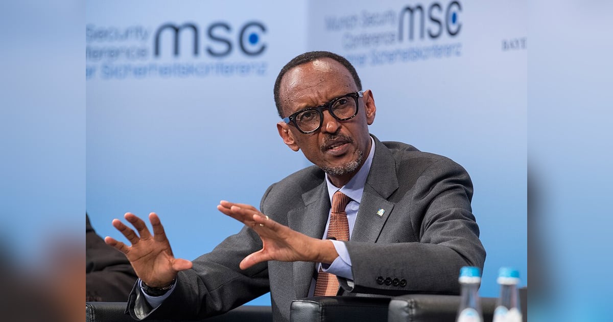 Rwandan President Paul Kagame