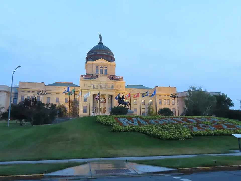 The Montana State Capitol in Helena