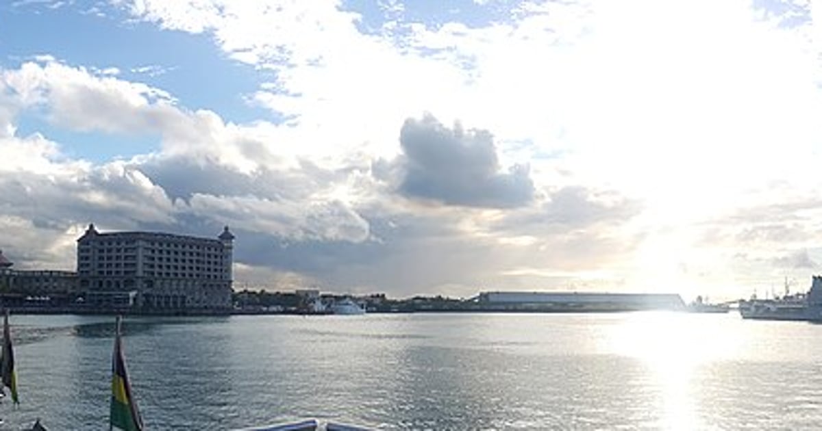 The waterfront in Port Louis, Mauritius