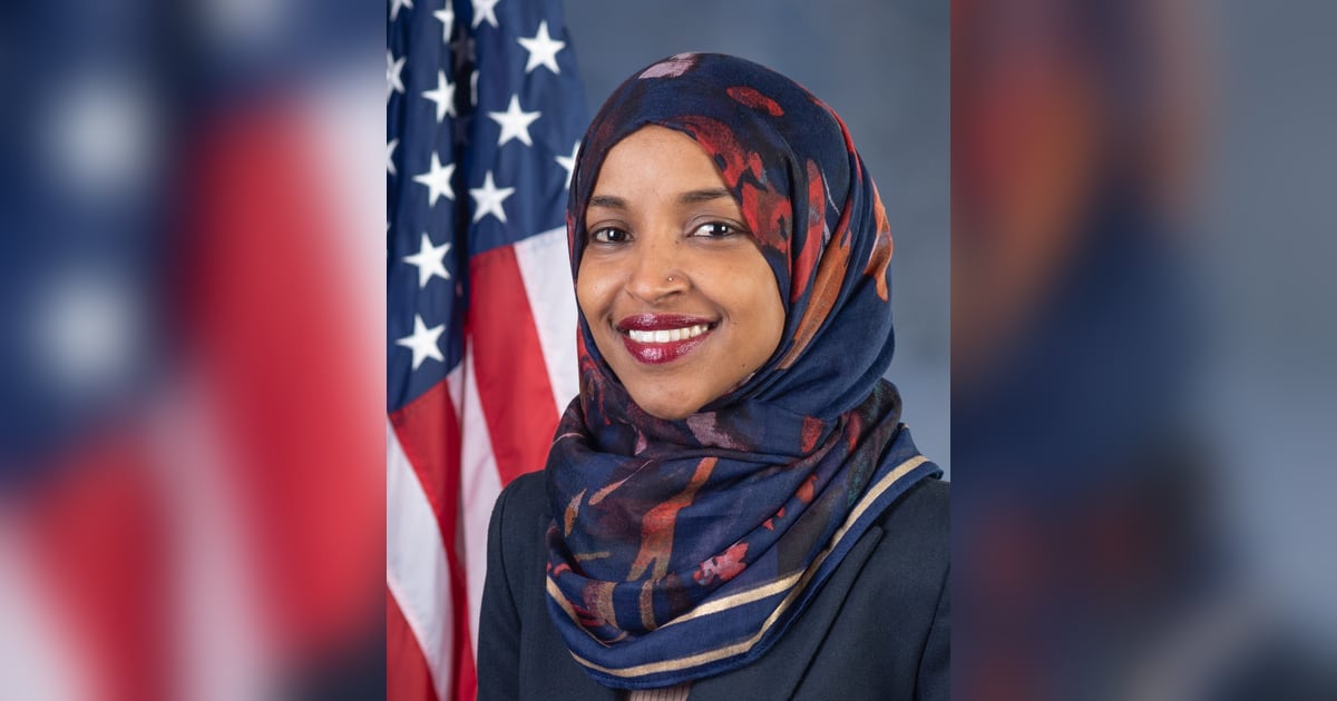 Official portrait of Rep. Ilhan Omar