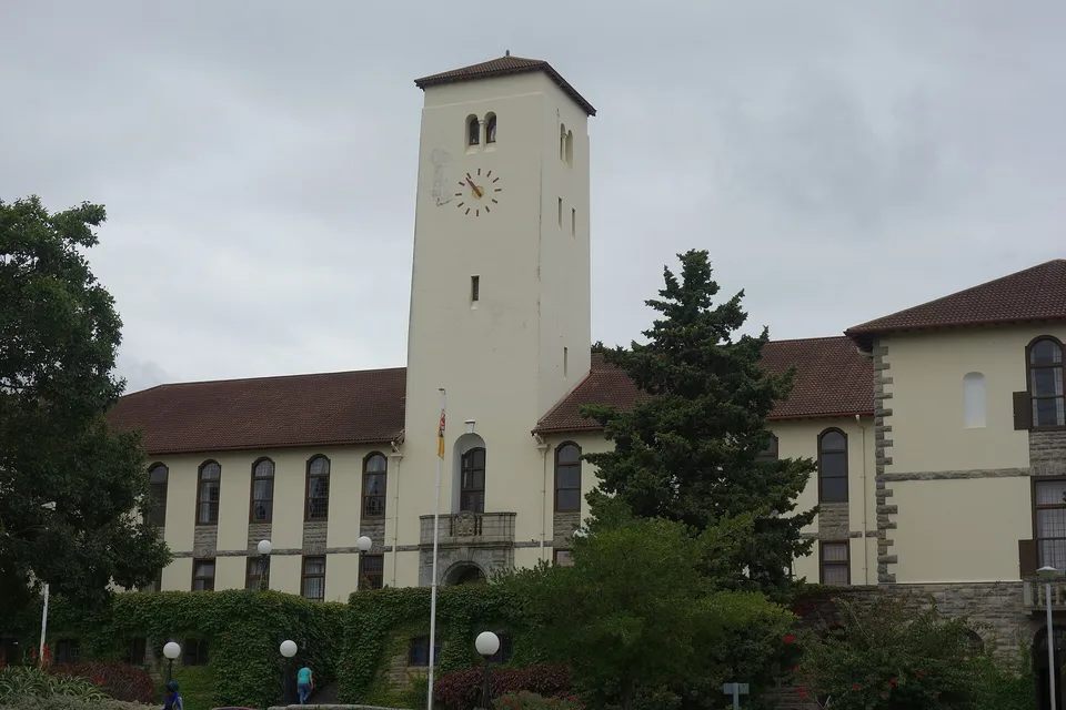 Main building of Rhodes University in Makhanda